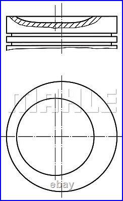 011 73 01 Engine Piston & Rings Mahle Original 0.5mm New Oe Replacement