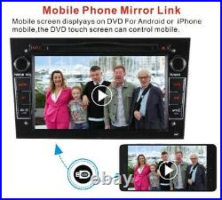 2DIN Car Stereo Radio DVD Player For Vauxhall Vectra Astra Corsa C Zafira Meriva