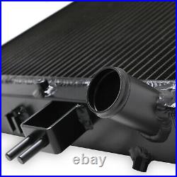 40mm DIRENZA BLACK ALLOY RADIATOR FOR VAUXHALL OPEL ZAFIRA MK1 2.0 Z20LET GSI