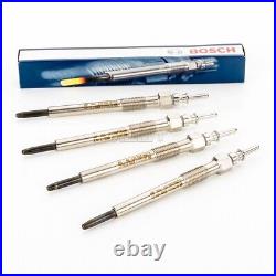 4x Glow Plugs original Bosch Duraterm 0250202137 for Opel Astra G H J Vauxhall