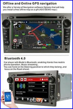 7HD Car DVD Player Stereo Radio GPS Sat Nav MAP For Opel Astra H Corsa C Zafira