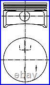 99741610 Engine Piston & Rings Kolbenschmidt 0.5mm New Oe Replacement