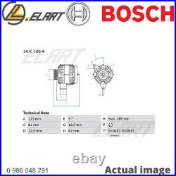 Alternator For Opel Vauxhall Astra H Box L70 Z 19 Dth Z 19 Dtj Signum Bosch