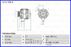 Alternator For Opel Vauxhall Astra H Box L70 Z 19 Dth Z 19 Dtj Signum Bosch
