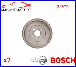 Brake Drum Pair Set Rear Bosch 0 986 477 277 2pcs G New Oe Replacement