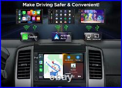 CAM+7Apple CarPlay Android 13 Auto Car Stereo Radio GPS Bluetooth 2Din HeadUnit