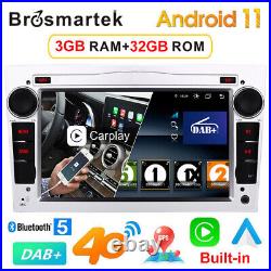 Carplay Android 11 Auto Car Stereo 4G GPS for Vauxhall Opel Astra VECTRA Corsa D