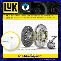 Clutch Kit 3pc (Cover+Plate+CSC) fits OPEL ASTRA H 1.6 04 to 14 Z16XE1 210mm LuK