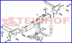 Complete fixed Towbar for Opel / Vauxhall Astra J IV GTC 3 doors 10.2011-2018