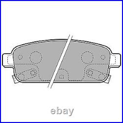 DELPHI Rear 2x Brake Disc + Pad Set Fits Chevrolet Aveo Cruze Trax Opel Vauxhall