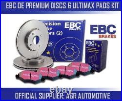 EBC FRONT DISCS PADS 280mm FOR VAUXHALL ASTRA CONVERT TWIN TOP 1.6 2005-11 OPT2