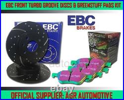 EBC FRONT GD DISCS GREENSTUFF PADS 236mm FOR VAUXHALL BELMONT 1.6 D 1986-90