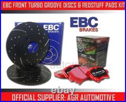 EBC FRONT GD DISCS REDSTUFF PADS 256mm FOR OPEL ASTRA 1.7 TD 1995-98