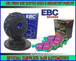 EBC FRONT USR DISCS GREENSTUFF PADS 280mm FOR VAUXHALL ASTRA 2.2 2000-05