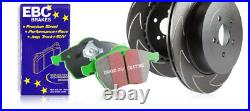EBC Front Blade Sport Disc & Greenstuff Pads for Opel Astra H 1.7 TD 110HP 0710
