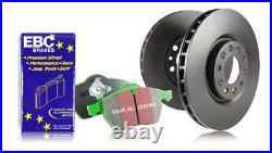 EBC Front Brake Discs & Greenstuff Pads for Opel Astra Coupe 1.6 (2003 05)