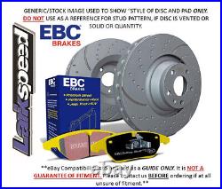 EBC Front Turbo Groove Disc & Yellowstuff Pad for Opel Astra J 1.6 115HP 200915