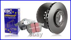 EBC Rear Brake Discs & Ultimax Pads for Vauxhall Astra Mk4 2.2 (2001 05)