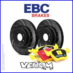 EBC Rear Brake Kit Discs & Pads for Opel Meriva 1.6 Turbo 2005-2010