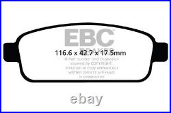 EBC Rear Discs & Greenstuff Pads for Vauxhall Astra Mk6 1.4 100 HP 2009 15