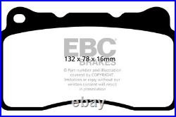 EBC Redstuff Front Brake Pads for Vauxhall Astra Mk6 2.0 Turbo VXR 276HP 201215