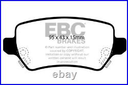 EBC Yellowstuff Rear Brake Pads for Opel Astra (G) 2.0 Turbo (2000 04)