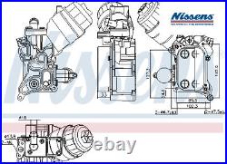 Engine Oil Cooler Nis91355 Nissens I