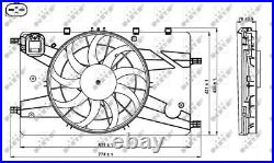 FAN RADIATOR FOR OPEL ASTRA/J/Sports/Tourer/GTC/Hatchback/Van INSIGNIA/Country