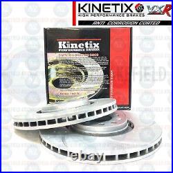 FOR VAUXHALL ASTRA H VXR FRONT DRILLED GROOVED BRAKE DISCS MINTEX PADS 321mm
