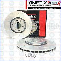 FOR VAUXHALL ASTRA H VXR FRONT DRILLED GROOVED BRAKE DISCS MINTEX PADS 321mm