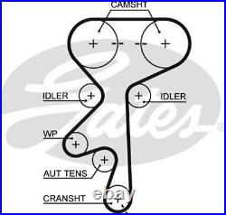 FOR VAUXHALL CORSA C 1.4 00 to 06 Z14XE Set Timing Belt & Water Pump Kit