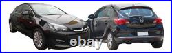Fits Vauxhall Astra J 5DR Headlight Black With Halogen DRL Black Left Hand 12-15