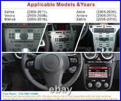 For OPEL Vauxhall ASTRA CORSA VECTRA ZAFIRA Car Stereo DVD GPS BT HeadUnit Black