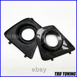 For Opel Vauxhall Astra H VXR OPC Real Carbon Fiber Fog Light Cover Surround