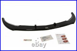 Front Diffuser (gloss Black) Fits For Vauxhall/opel Astra J Gtc (2012 2015)
