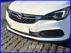 Front Splitter V. 1 For Opel/vauxhall Astra K Opc-line/vx-line (2015-2019)