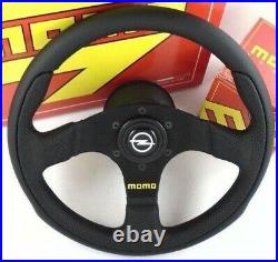Genuine Momo Team 300mm steering wheel, hub boss kit Opel horn. Corsa Astra etc