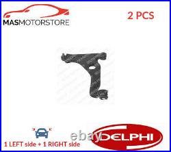 Lh Rh Track Control Arm Pair Front Delphi Tc826 2pcs G New Oe Replacement