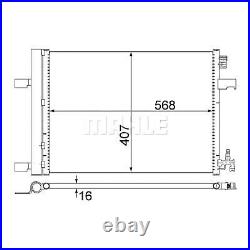 MAHLE Air Conditioning Condenser AC 636 000S FOR Astra Cruze J Orlando Zafira To