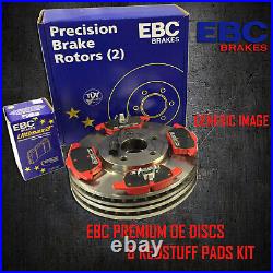 NEW EBC 264mm REAR BRAKE DISCS AND REDSTUFF PADS KIT OE QUALITY PD02KR316