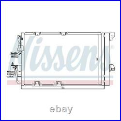 NISSENS Air Conditioning Condenser 94650 FOR Astra Zafira A Astravan G Classic C