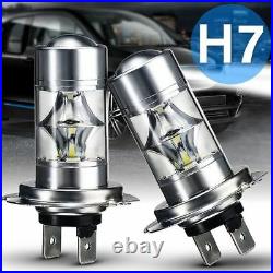 OPEL ASTRA H 04-10 2x H7 SUPER WHITE CREE LED SMD 60W CANBUS BULBS LIGHT +501
