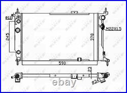 RADIATOR ENGINE COOLING FOR OPEL ASTRA/Hatchback/Convertible/Van/CLASSIC 1.4L